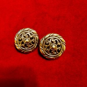 Brighton Silver Clip Earrings